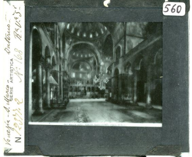 560 Diapositiva in vetro